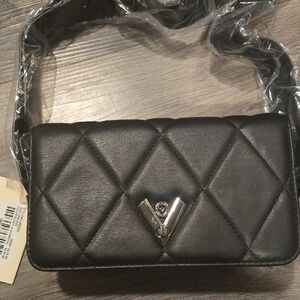 Valentino Orlandi Nwt Black Quilted Women's Bag